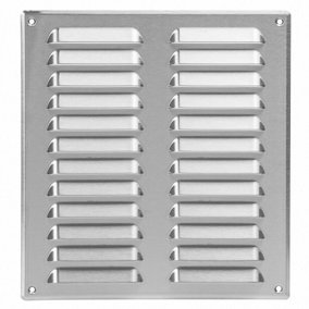 Sleek Stainless Steel Air Vent Grille - 260mm x 280mm