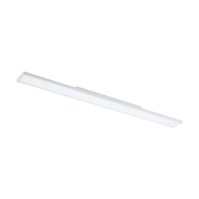 Sleek White 1200mm LED Wall and Ceiling Light - 20W Slim Strip Panel