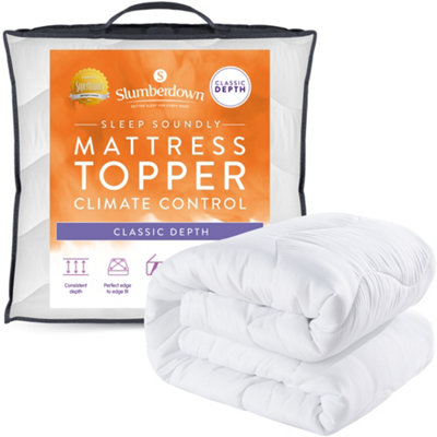 Sleep Soundly Climate Control 2.5cm Mattress Topper