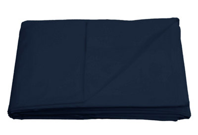 Sleepdown Fitted Sheet Navy Soft Easy Care Polycotton Bed Linen Bedsheet Bedding Single - 3