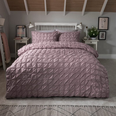 Mauve deals duvet cover