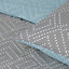 Sleepdown Square Dot Geo Grey Geometric Reversible Duvet Set Quilt Cover Bedding King Size