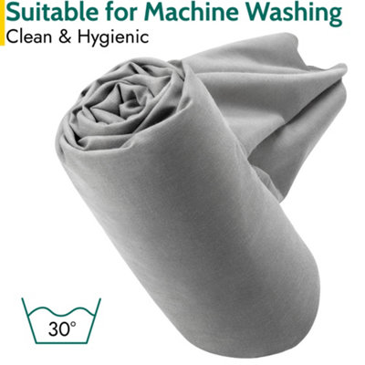 Sleeping Bag Liner Single Adult Envelope Rectangle Lightweight With Pillow Slot - 5