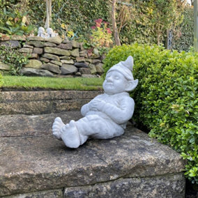 Sleeping Pixie Stone Garden Figurine