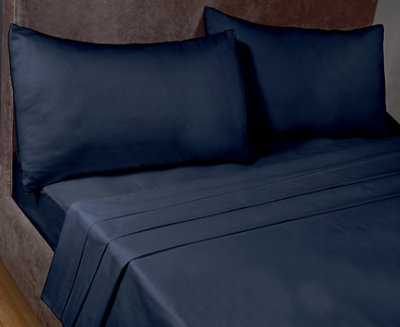 SleepND Percale Polycotton 180 Thread Count Flat Sheet