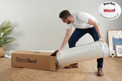 SleepSoul Nebula Small Double Mattress White