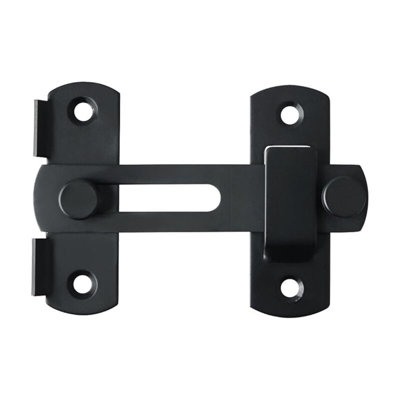 Sliding Door Lock Shutter Lock with Matte Black Stainless Steel Finish ...