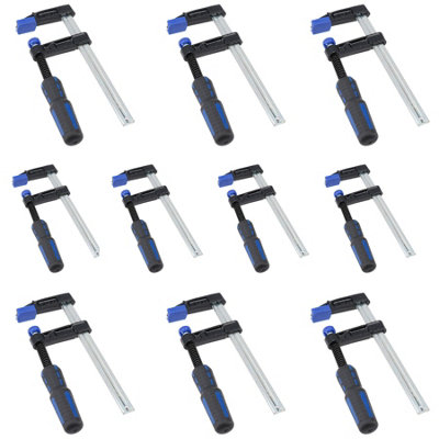 Sliding F Clamp Bar Profile Clamp Holder Fastener Fastening 150mm x 50mm 10pc