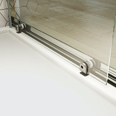 Sliding Shower Door 4mm Glass 1000x1850 mm - 1
