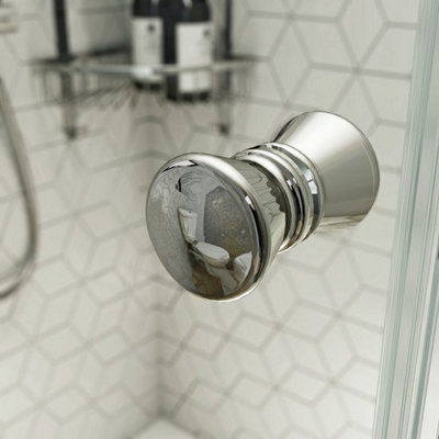 Sliding Shower Door 4mm Glass 1000x1850 mm - 5