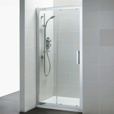 Sliding Shower Door Enclosure Tempered Glass 1000mm