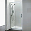 Sliding Shower Door Enclosure Tempered Glass 1000mm