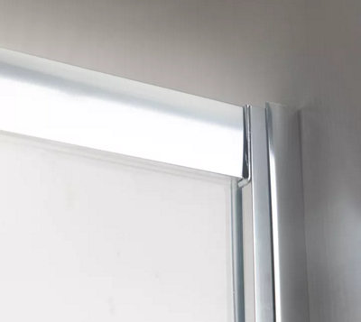 Sliding Shower Door Enclosure Tempered Glass 1000mm - 5