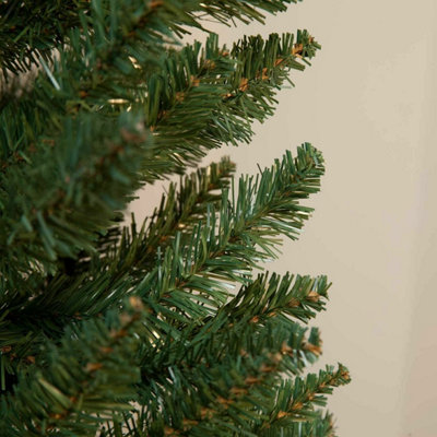 Slim Christmas Tree Pencil Green 7ft with Storage Box