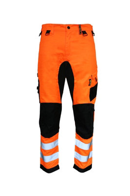 Slim Fit Stretch Hi-Vis Trouser With Removable Holster Pockets And