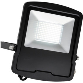 Slim Outdoor IP65 Floodlight - 100W Daylight White LED - 8000 Lumens High Output