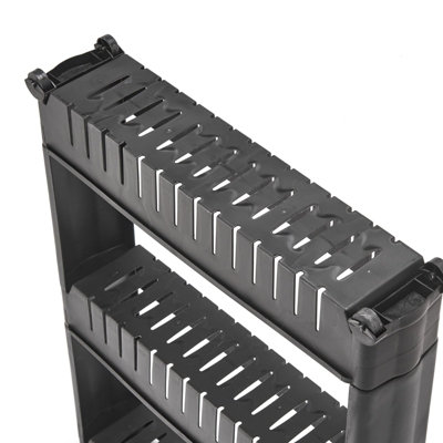 Slim Slide Out Kitchen Trolley Rack Holder Storage Shelf Organiser ...