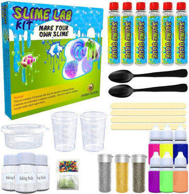 Slime Making Kit DIY Factory Complete Games Set Toys Science for Kids ...