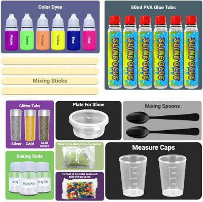 Slime Making Kit DIY Factory Complete Games Set Toys Science for Kids ...