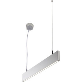 Slimline Commercial Suspension Light - 610mm x 20mm - 25W Cool White LED