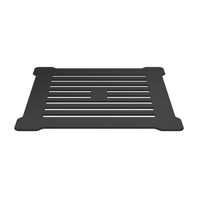 Slimline Shower Tray Grill Waste - Black - Balterley