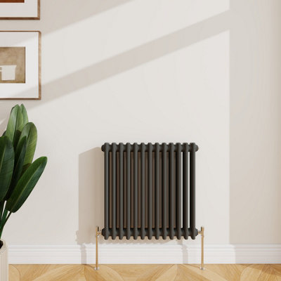 Sline Radiator Classic 2 Column Cast Iron Inspired Radiators Anthracite ...