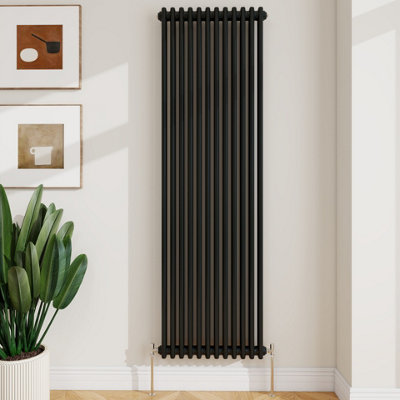 Sline Radiator Classic 2 Column Cast Iron Inspired Radiators Black for ...