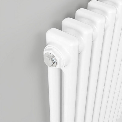 Sline Radiator Classic 2 Column Cast Iron Inspired Radiators White for ...