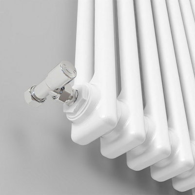 Sline Radiator Classic 2 Column Cast Iron Inspired Radiators White for ...