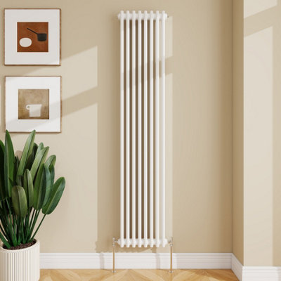 SLINE RADIATOR CLASSIC 2 COLUMN CAST IRON INSPIRED RADIATORS WHITE FOR ...