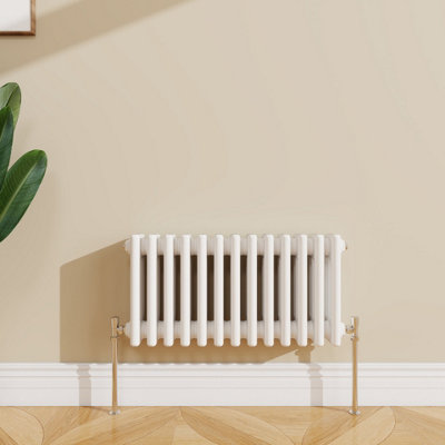 Sline Radiator Classic 2 Column Cast Iron Inspired Radiators White for ...