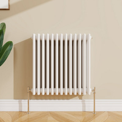 Sline Radiator Classic 2 Column Cast Iron Inspired Radiators White for ...