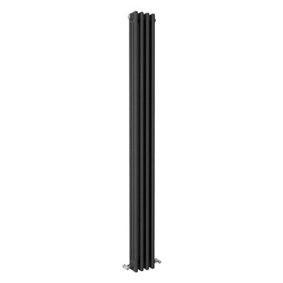 Sline Radiator Classic 3 Column Cast Iron Inspired Radiators Anthracite ...
