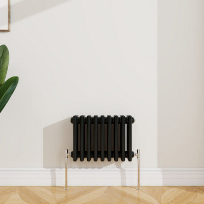 Sline Radiator Classic 3 Column Cast Iron Inspired Radiators Black for ...