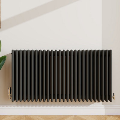 Sline Radiator Classic 4 Column Cast Iron Inspired Radiators Anthracite ...