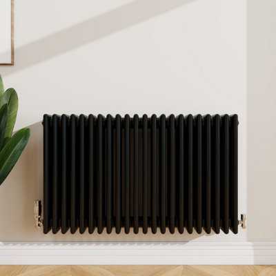 Sline Radiator Classic 4 Column Cast Iron Inspired Radiators Black for ...