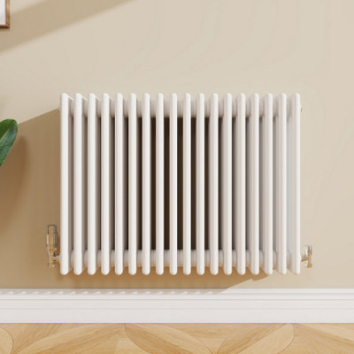 Sline Radiator Classic 4 Column Cast Iron Inspired Radiators White for ...