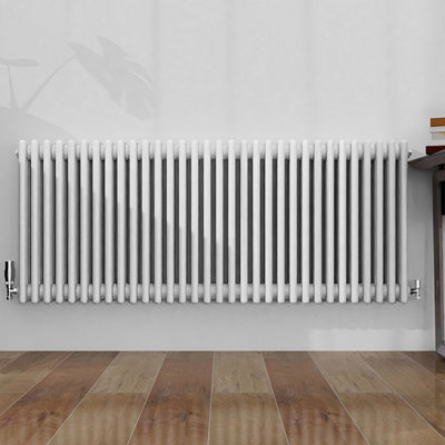 Sline Radiator Classic 4 Column Cast Iron Inspired Radiators White for ...