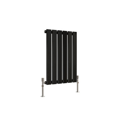 Sline Radiator Horizontal Single Panel Flat Black Designer Radiator ...