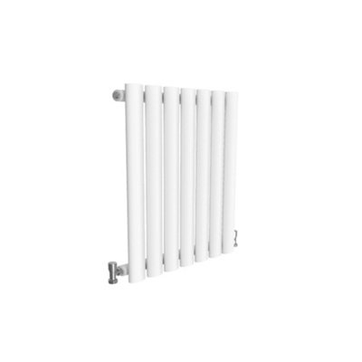 Sline Radiator Horizontal Single Panel Oval Column White Designer ...