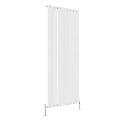 Sline Radiator Vertical Single Panel Flat White Designer Radiator ...
