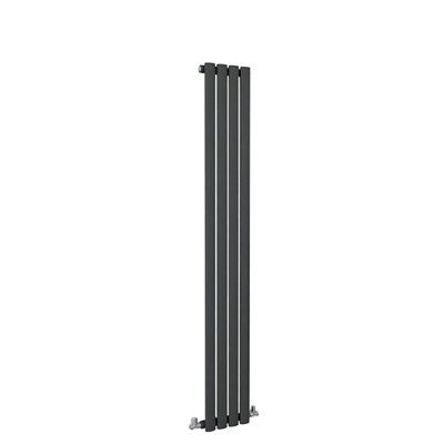 Sline Radiator Vertical Single Panel Oval Column Anthracite Designer ...