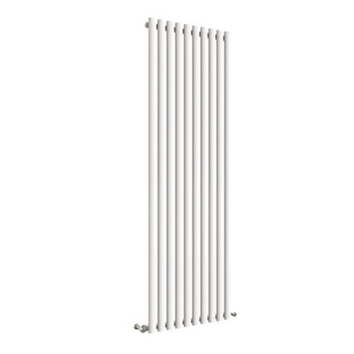 Sline Radiator Vertical Single Panel Oval Column White Designer ...