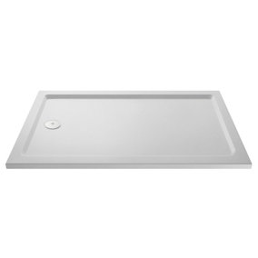 Slip Resistant Slimline Bath Replacement Tray 1700mm x700mm (Waste Not Included)  - White - Balterley