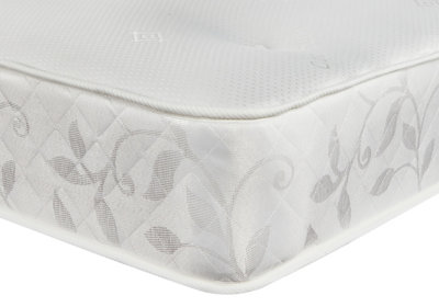 Sloomy 4FT6 Jasmine Plush Pebble Memory Foam Bed Set With 4 Drawers, Mattress & 26" Headboard - Double