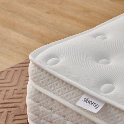 Sloomy 6FT Plus Hybrid Memory Foam Pocket Spring Mattress, Zoned Coil ...
