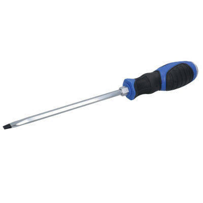Slotted Flat Headed Screwdriver SL6.5 6.5mm x 150mm Magnetic Tip Rubber Grip
