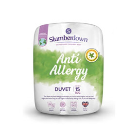 Slumberdown Anti Allergy All Seasons 15 Tog Double Size Duvet 4.5 Tog Summer Plus 10.5 Tog Round 3 in 1 Quilt Washable 200x200cm