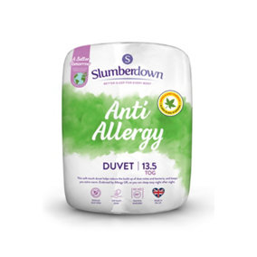 Slumberdown Anti Allergy Duvet, 13.5 Tog, Single
