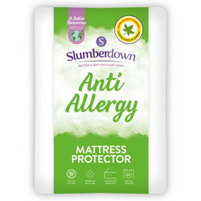 Slumberdown Anti Allergy Mattress Protector, Double